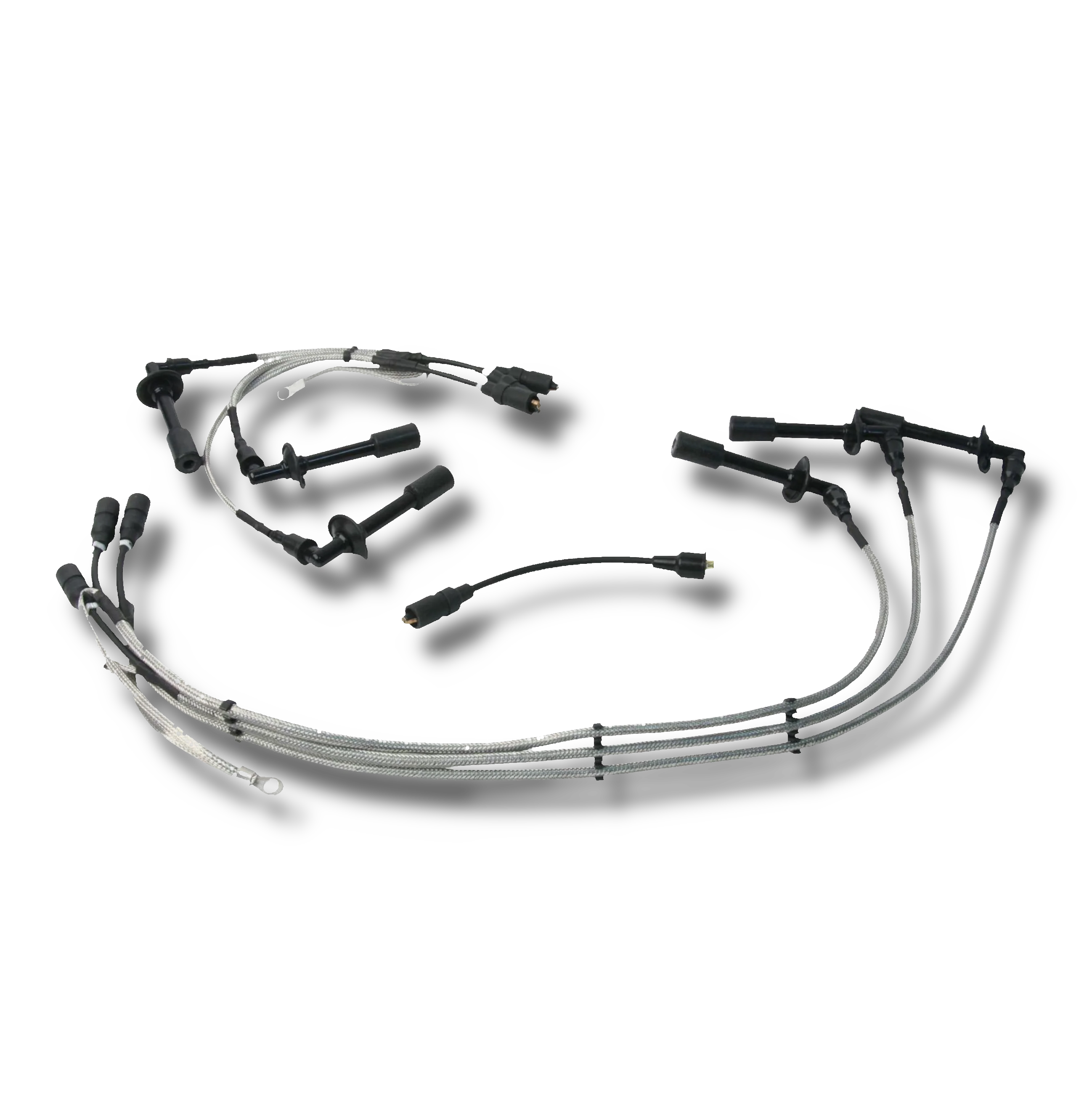 Spark Plug Wire Set with Stainless Steel Jacket for Porsche 911 (1974-89)