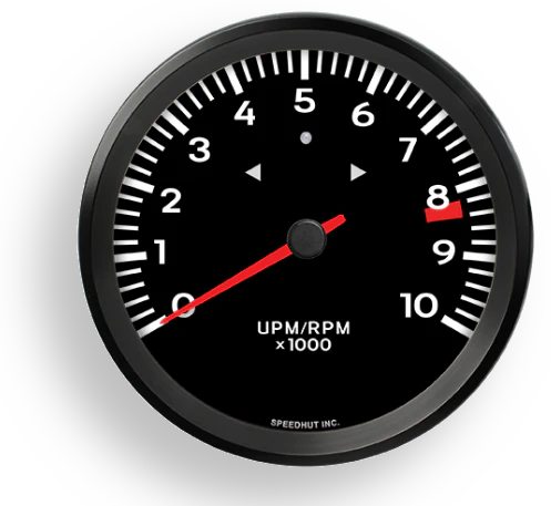 Speedhut 4.5" Tachometer - 10k rpm, without Shift Light - Image 4