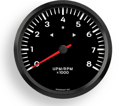 Speedhut 4.5" Tachometer - 8k rpm, without Shift Light - Image 2