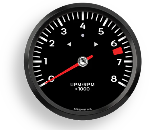 Speedhut 4.5" Tachometer - 8k rpm, without Shift Light - Image 3
