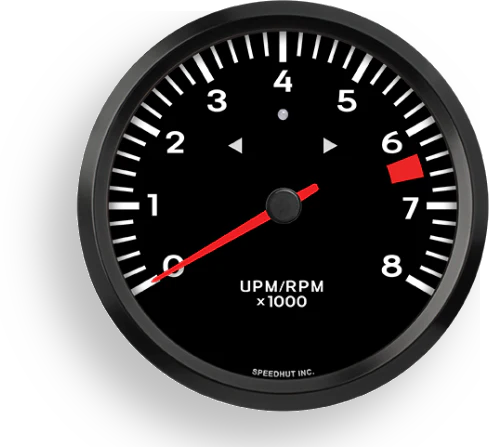 Speedhut 4.5" Tachometer - 8k rpm, without Shift Light - Image 4