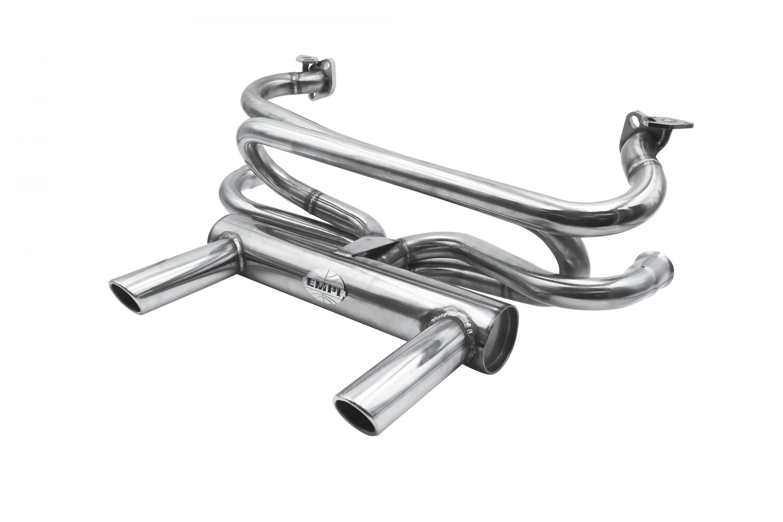 Stainless Steel 2-Tip Exhaust System