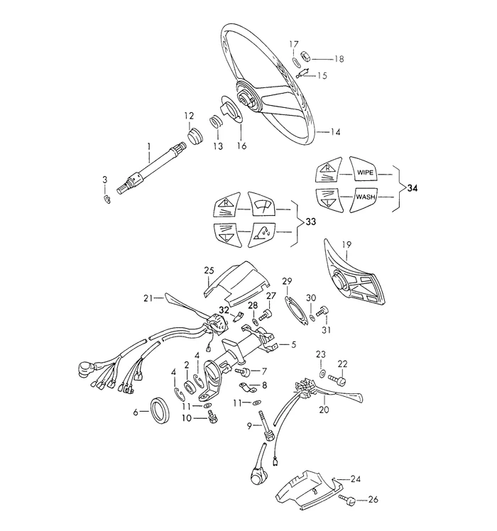 Steering Column Cover for Porsche 911 (1968-73) - Image 2