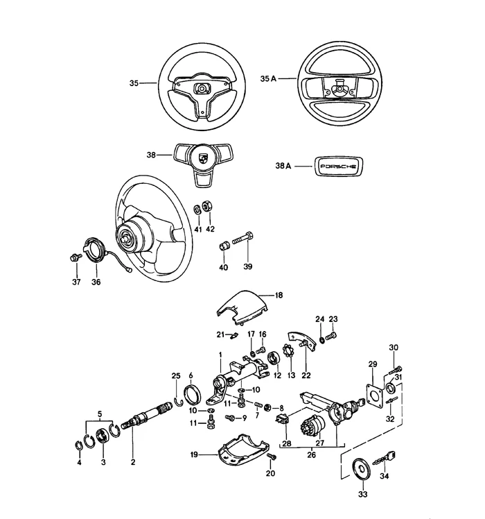 Steering Column Cover for Porsche 911 (1974-89) - Image 3