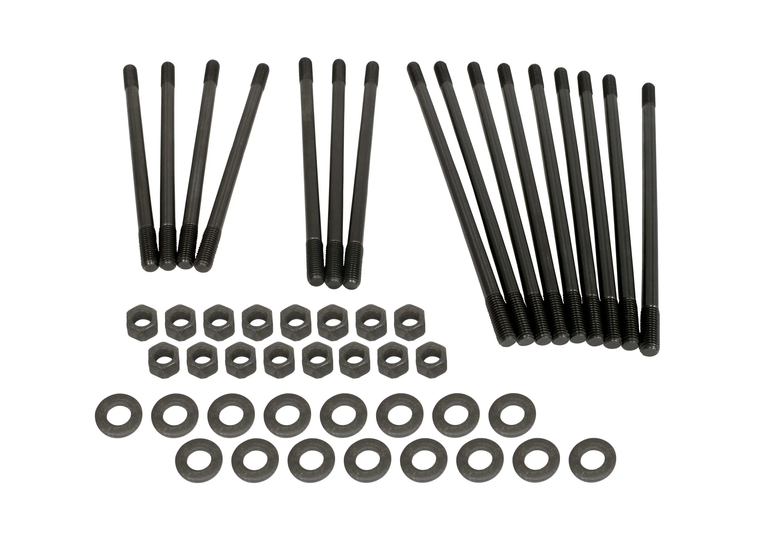 Stock Length 10mm Chromoly Case Stud Kit, for Dual Port Heads