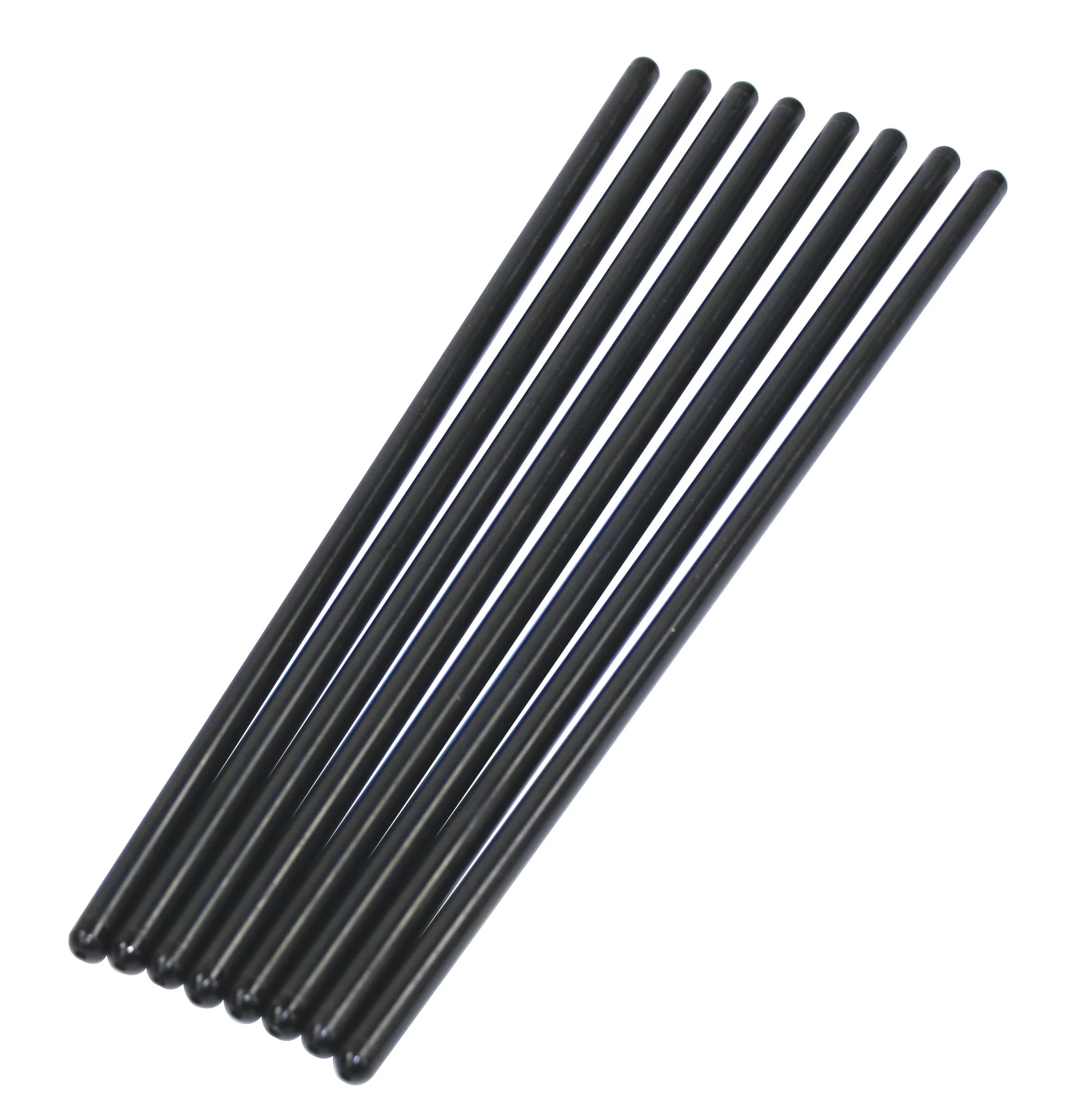 Stock Length Fully Assembled Hi-Performance Push Rods, Set of 8, 1.45mm (0.057") Wall Thickness