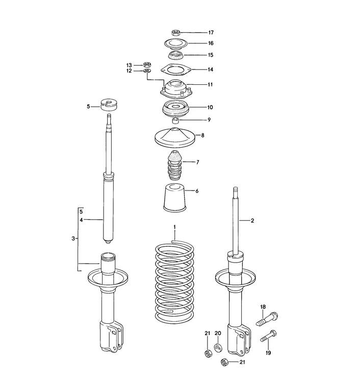 Strut Bump Stop for Porsche 944 (1987-91), 968 (1992-95) - Image 3