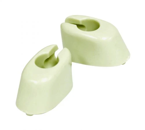 Sun Visor Clips, Type 1, 65-67, Type 2, 68-79, Ivory, Pair - Image 2