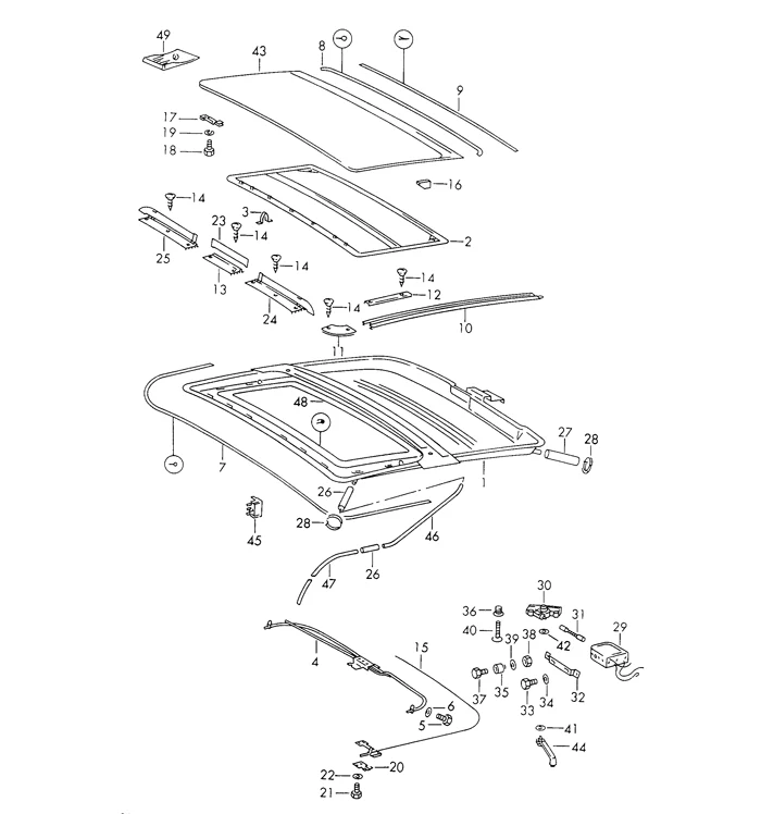 Sunroof Switch for Porsche 911 (1965-1998) - Image 2