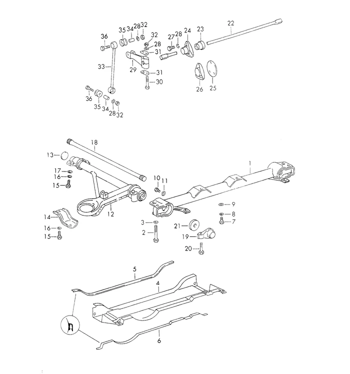 Sway Bar Body Mount Bushing for Porsche 911, 912 and 914 (1965-76) - Image 2