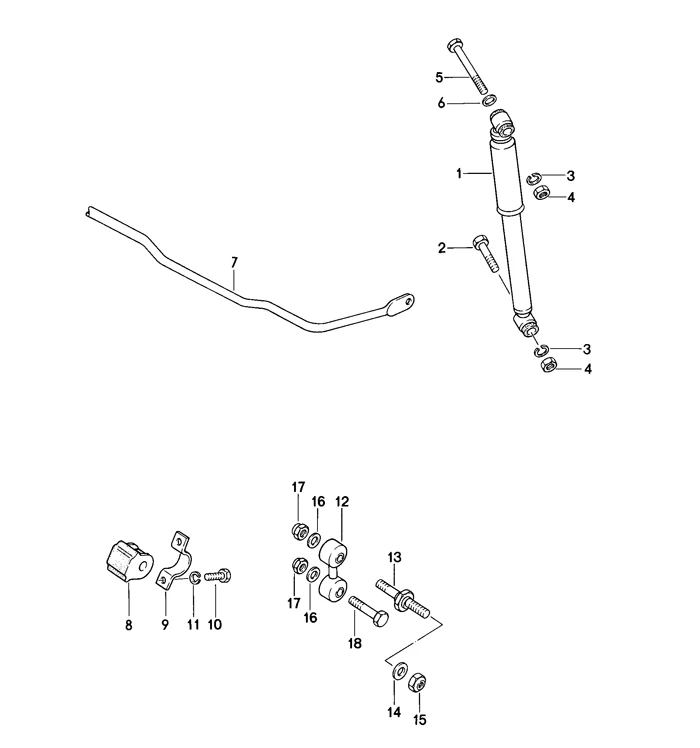 Sway Bar Link for Porsche 924S, 944, and 968 (1985-95) - Image 3