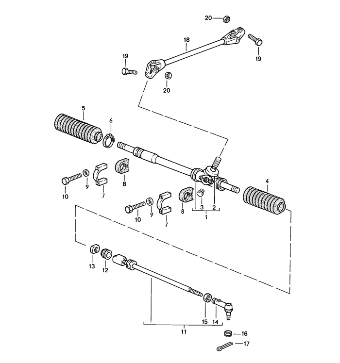 Tie Rod End for Porsche 944 (1983-86) and 924S (1987-88) - Image 2