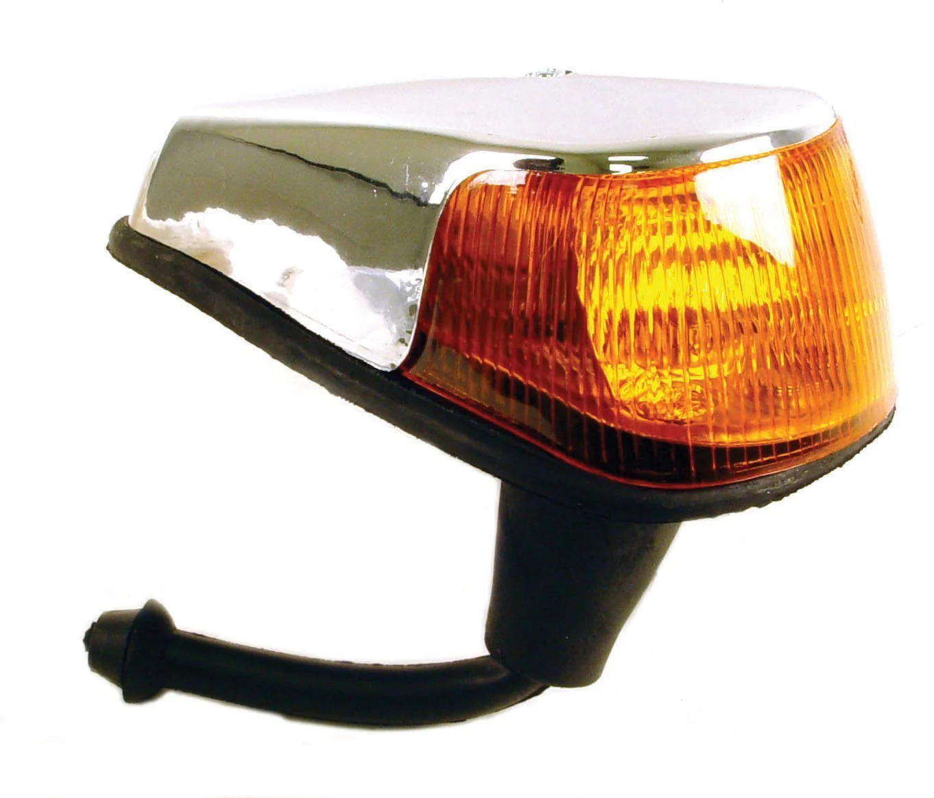 Turn Signal Assy., Left, 70-79, Amber (Chrome Plated Plastic)