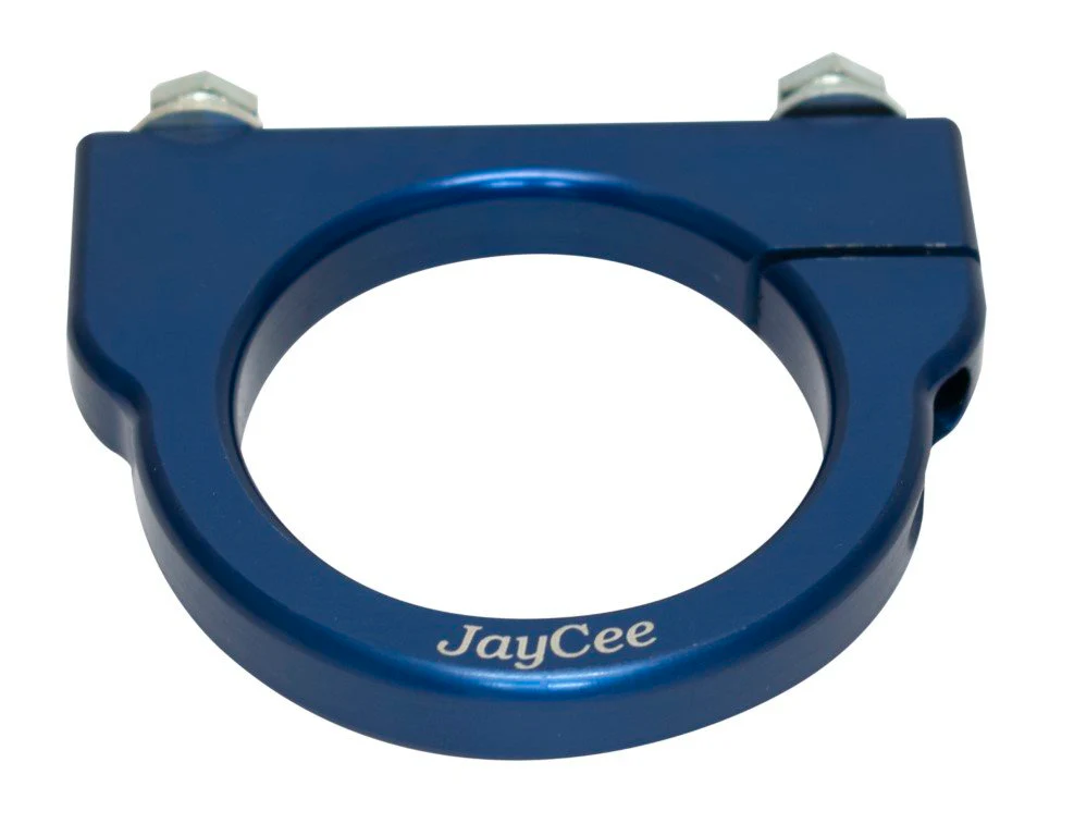 JayCee Universal Billet Coil Clamp, Blue