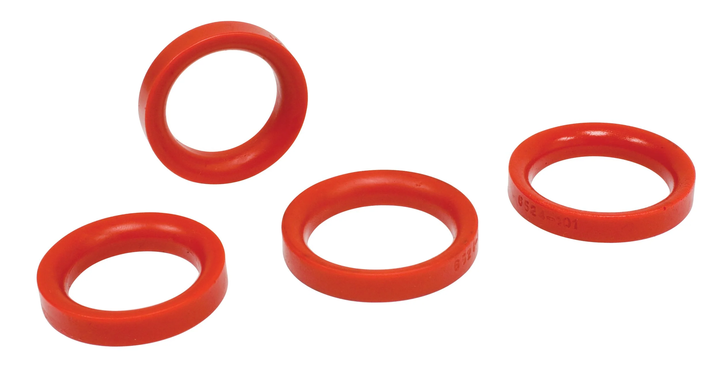 Urethane Front End Seals, Ball Joint, (4) Red