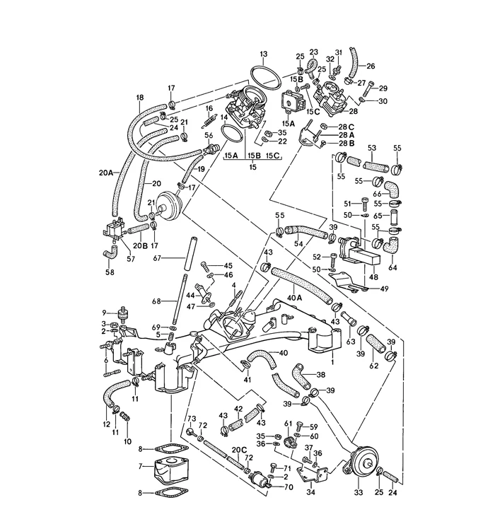 Vacuum Hose Connector for Porsche 911 1989-2008 - Image 3
