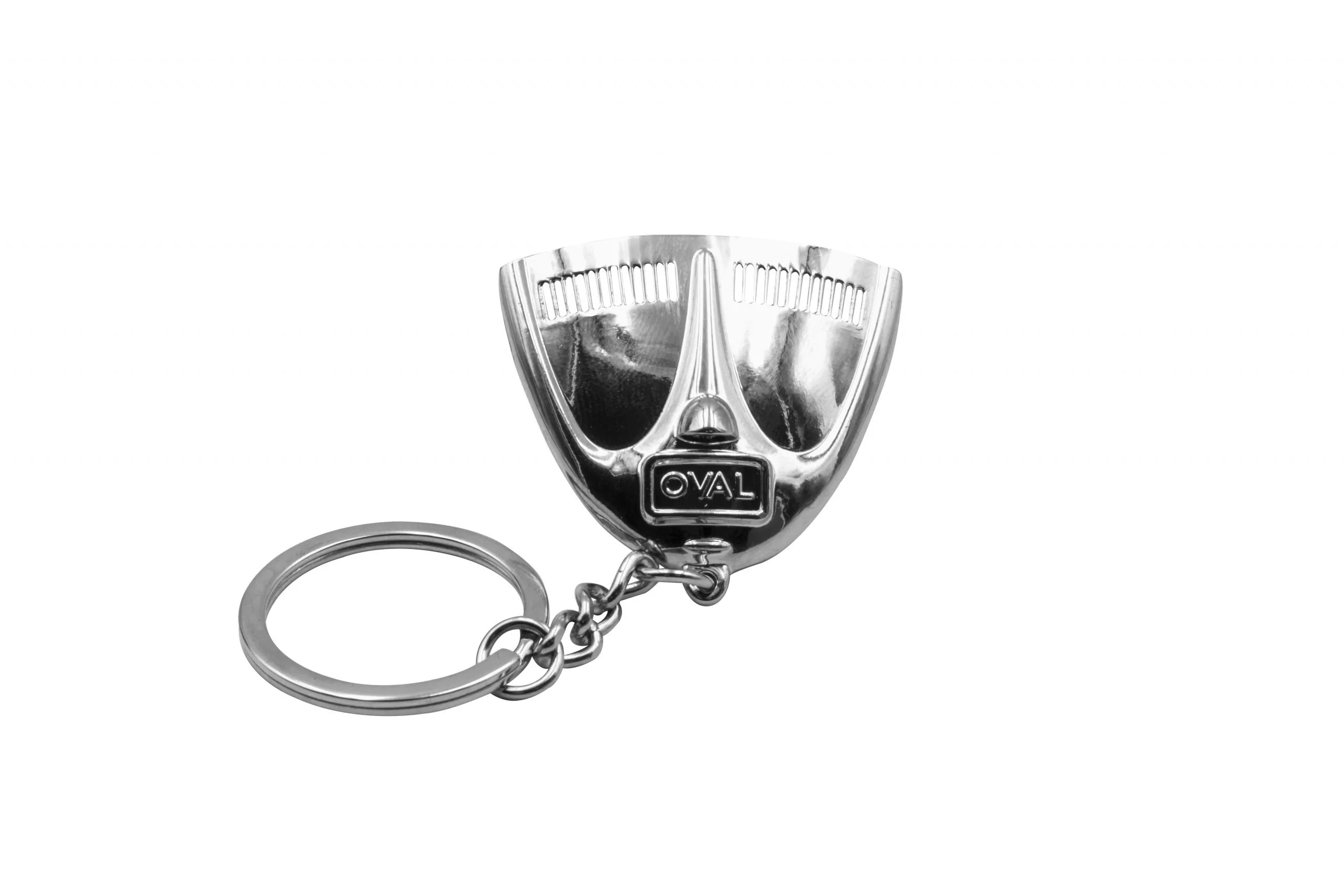 VW Decklid Key Chain - Chrome