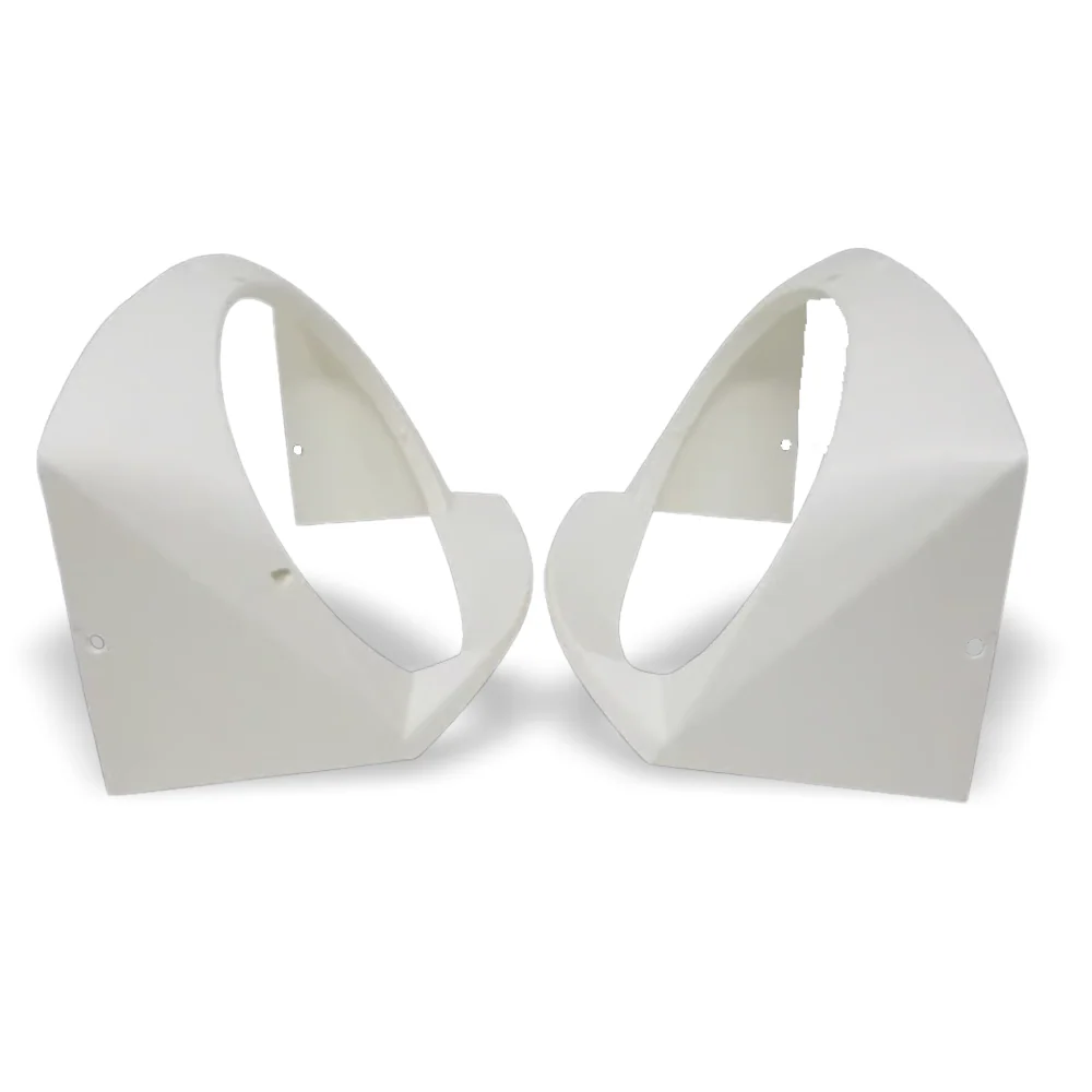 914Rubber White Headlight Surrounds for Porsche 914 and 914/6 (1970-73) - Image 2
