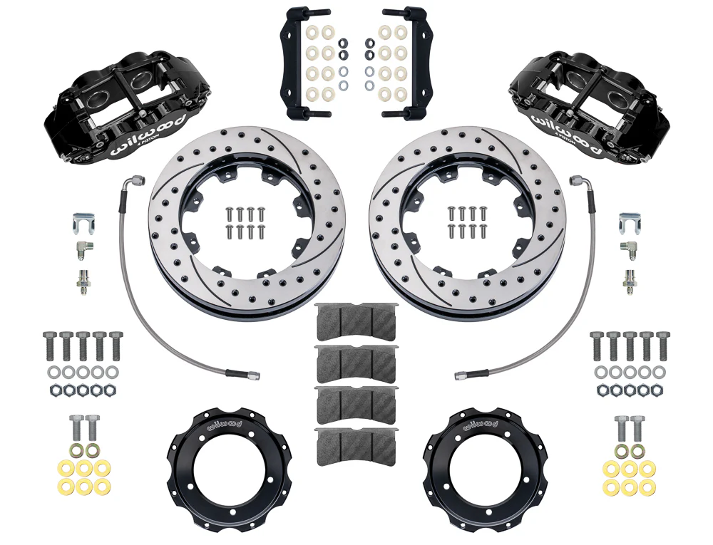 Wilwood Forged Narrow Superlite 4R Front Brake Kit for Porsche 911S, 911SC and Carrera Models with 3.5" Struts (1969-89) - Image 9