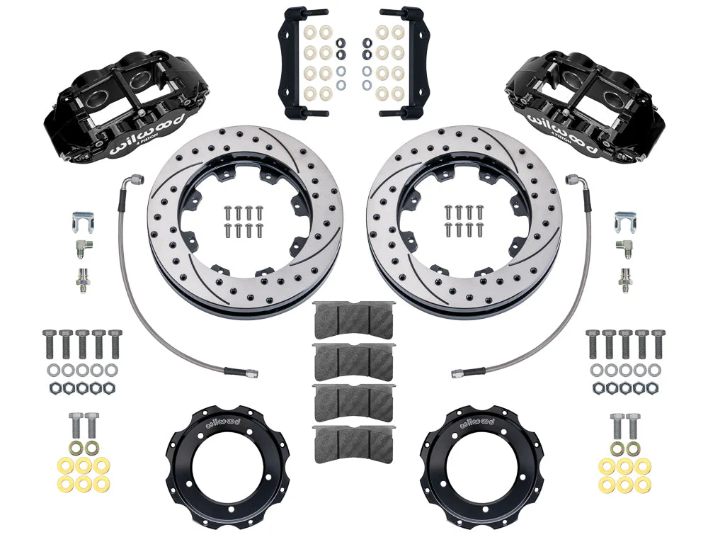 Wilwood Forged Narrow Superlite 4R Front Brake Kit for Porsche 911S, and 911SC Models with 3.5" Struts (1969-83) - Image 9