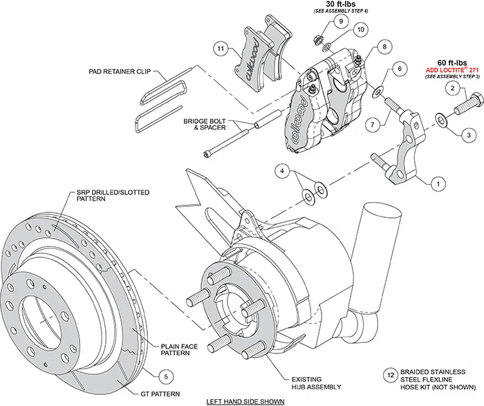 Wilwood Narrow Dynapro-P Radial Rear Caliper and Bracket Kit for Porsche 911/912 Models (1969-83) - Image 8