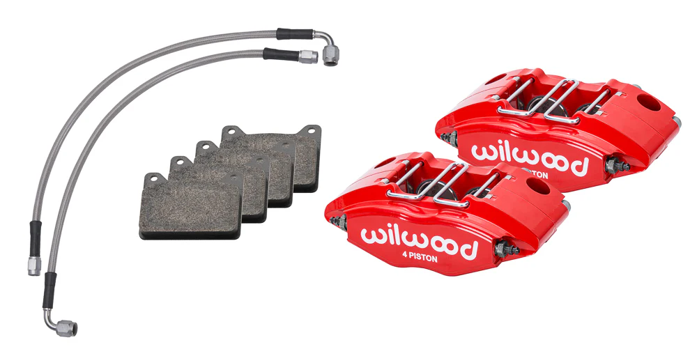 Wilwood Powerlite Front Caliper and Bracket Kit for Porsche 911/912 Models with 3" Struts (1969-76) - Image 2