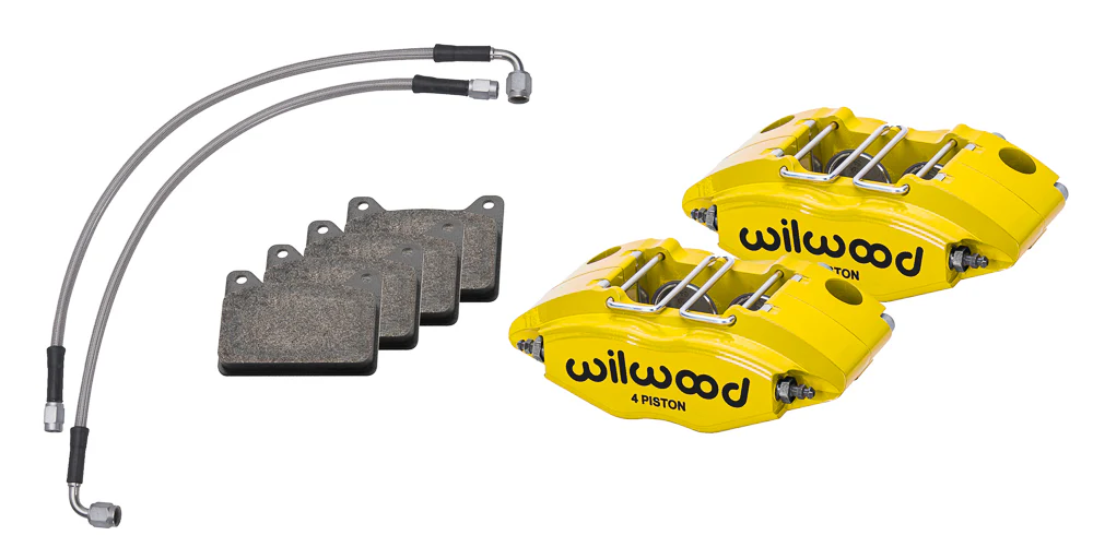 Wilwood Powerlite Front Caliper and Bracket Kit for Porsche 911/912 Models with 3" Struts (1969-76) - Image 3