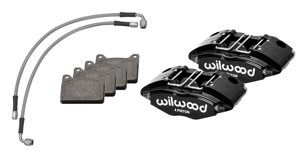 Wilwood Powerlite Front Caliper and Bracket Kit for Porsche 911/912 Models with 3" Struts (1969-76) - Image 4