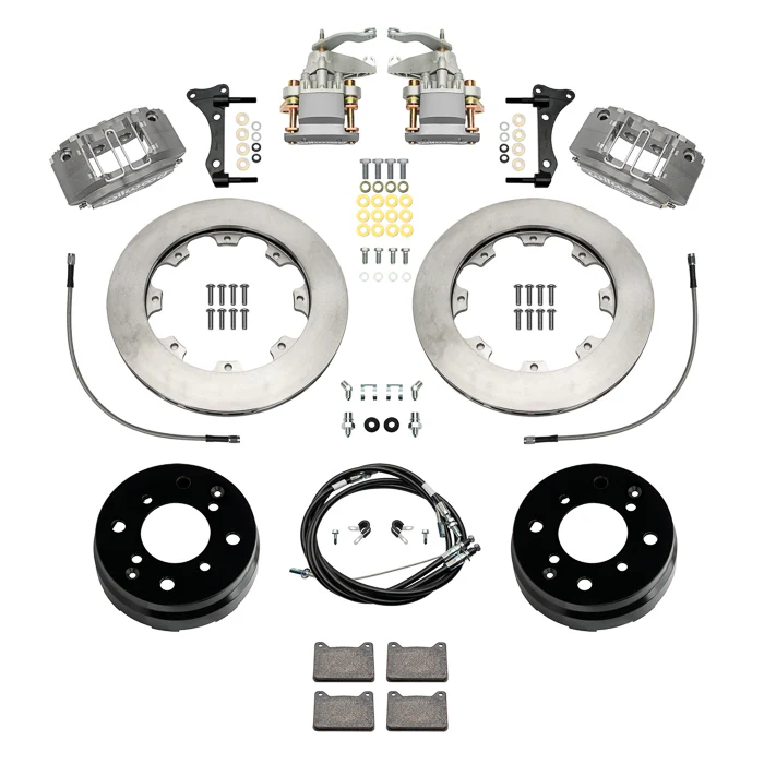 Wilwood Rear Brake Kit w/Handbrake for Porsche 914 (1970-76) - Image 4