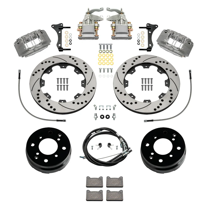 Wilwood Rear Brake Kit w/Handbrake for Porsche 914 (1970-76) - Image 8
