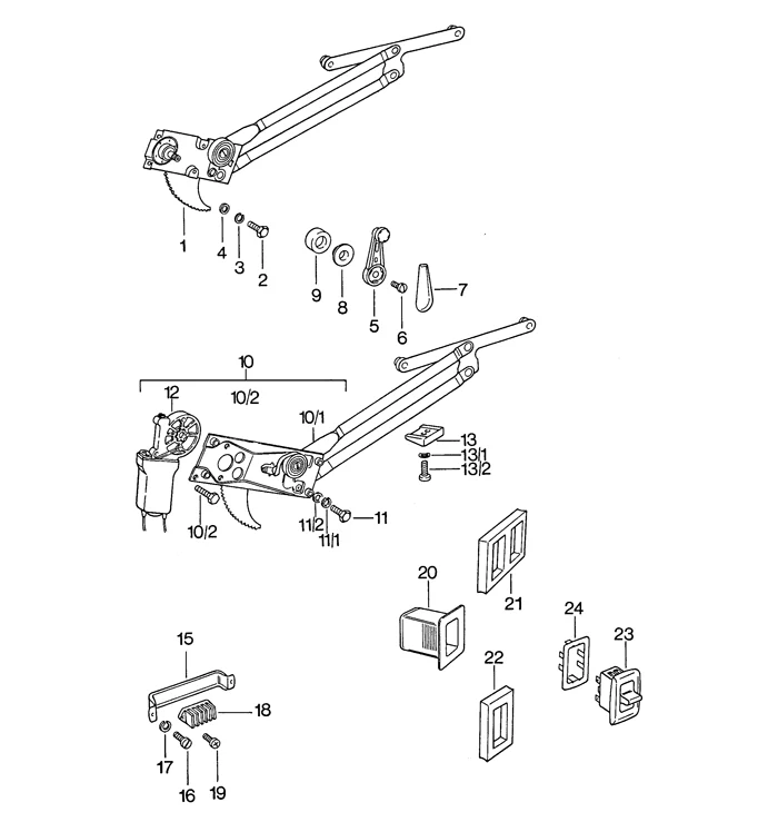 Window Switch for Porsche 911, 912 and 930 (1972-89) - Image 2