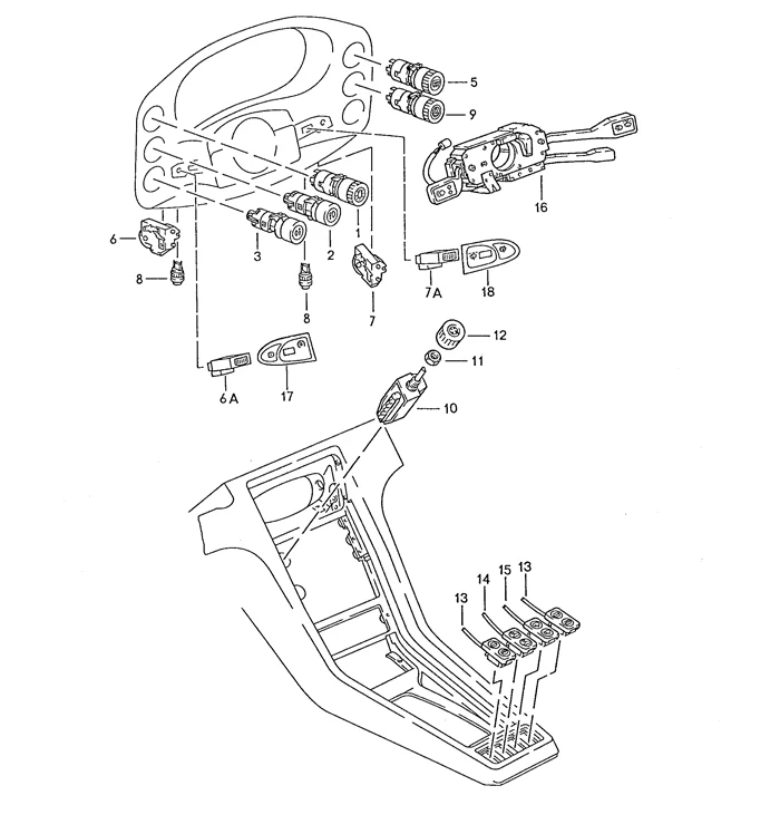 Window Switch for Porsche 928 (1978-89) - Image 2