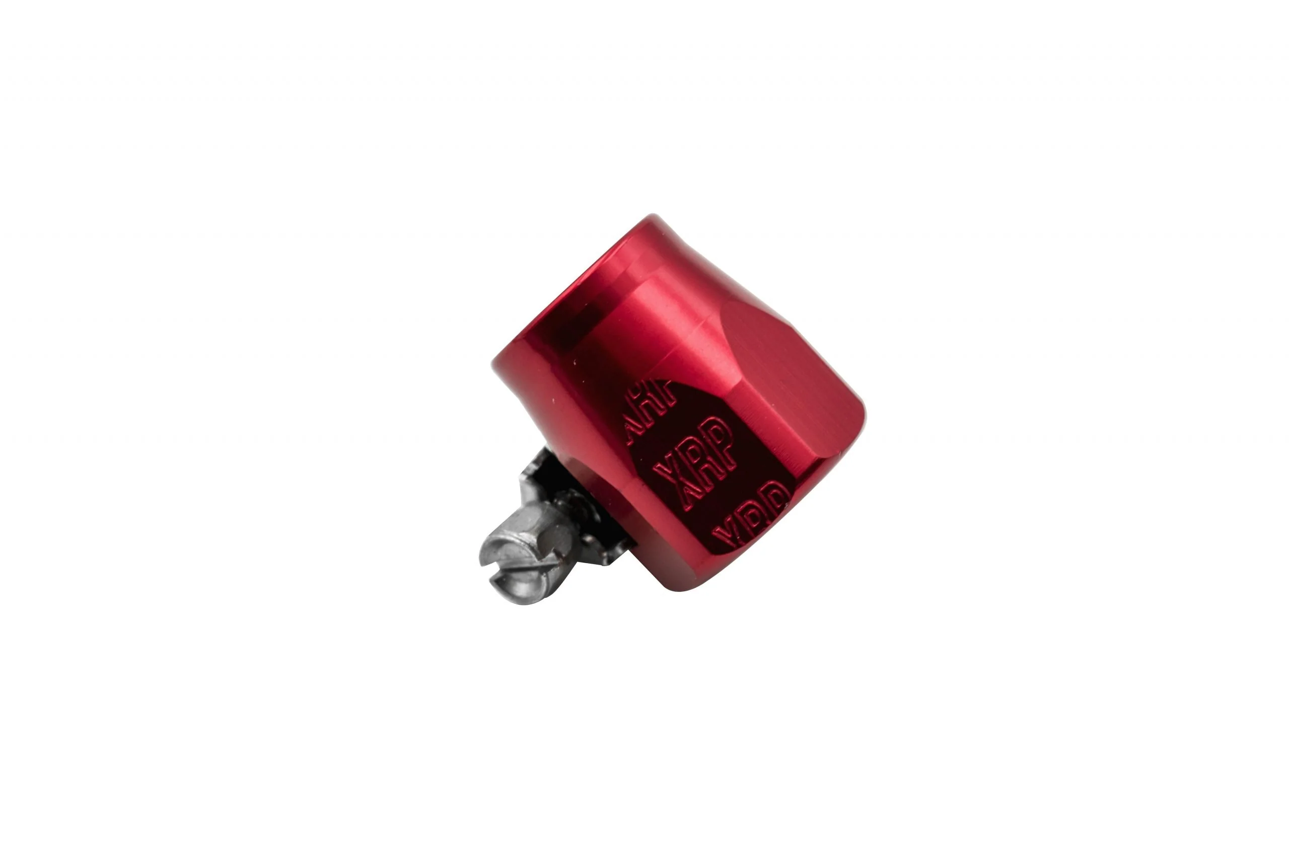 XRP -6 HOSE FINISHER 5/8" ID HEX BODY - ALUMINUM - RED ANODIZED