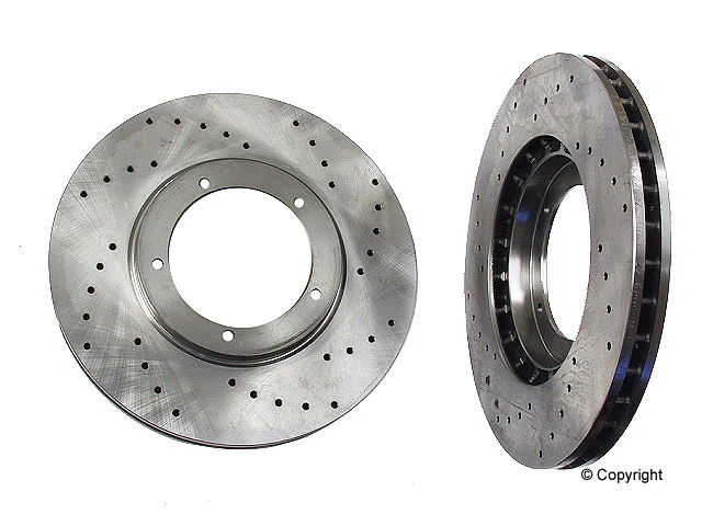 Zimmermann 24mm Front "Sport" Drilled Rotor for Porsche 911 Carrera (1984-89)